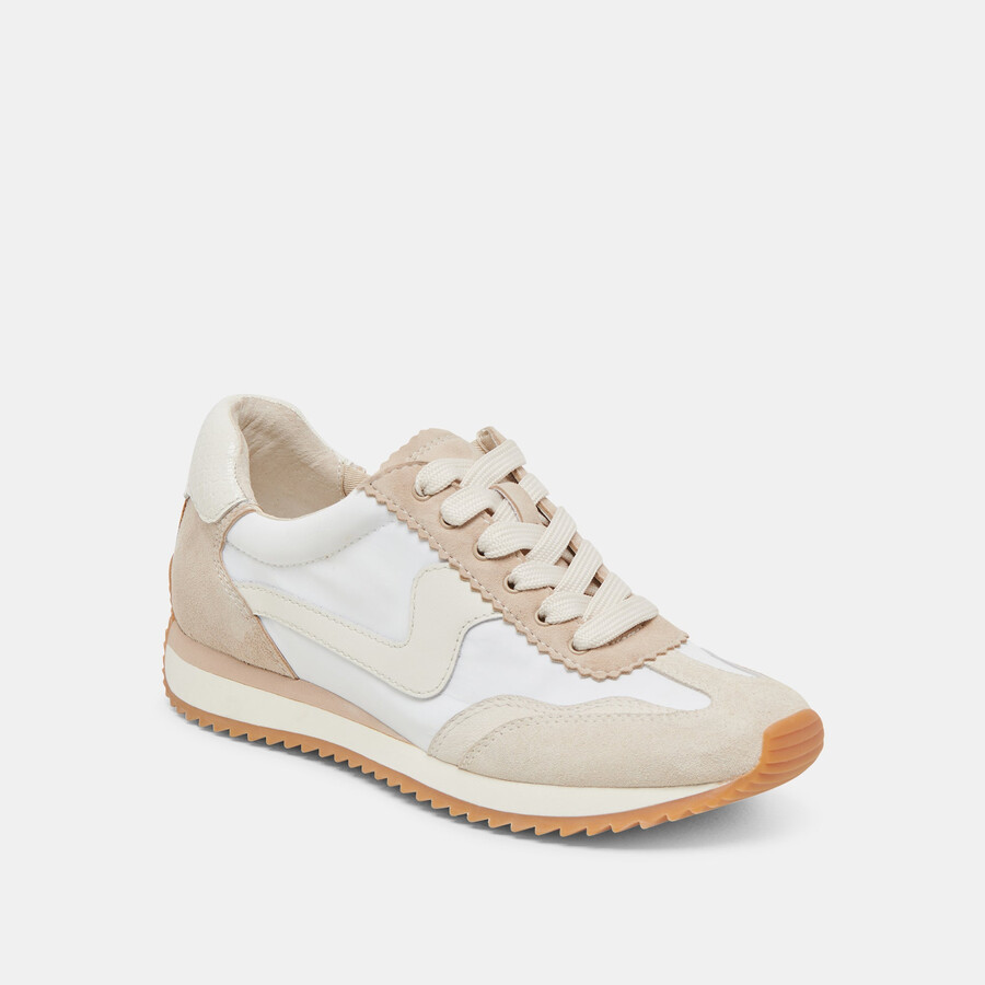 b.ntcd sneakers avorio multi nylon