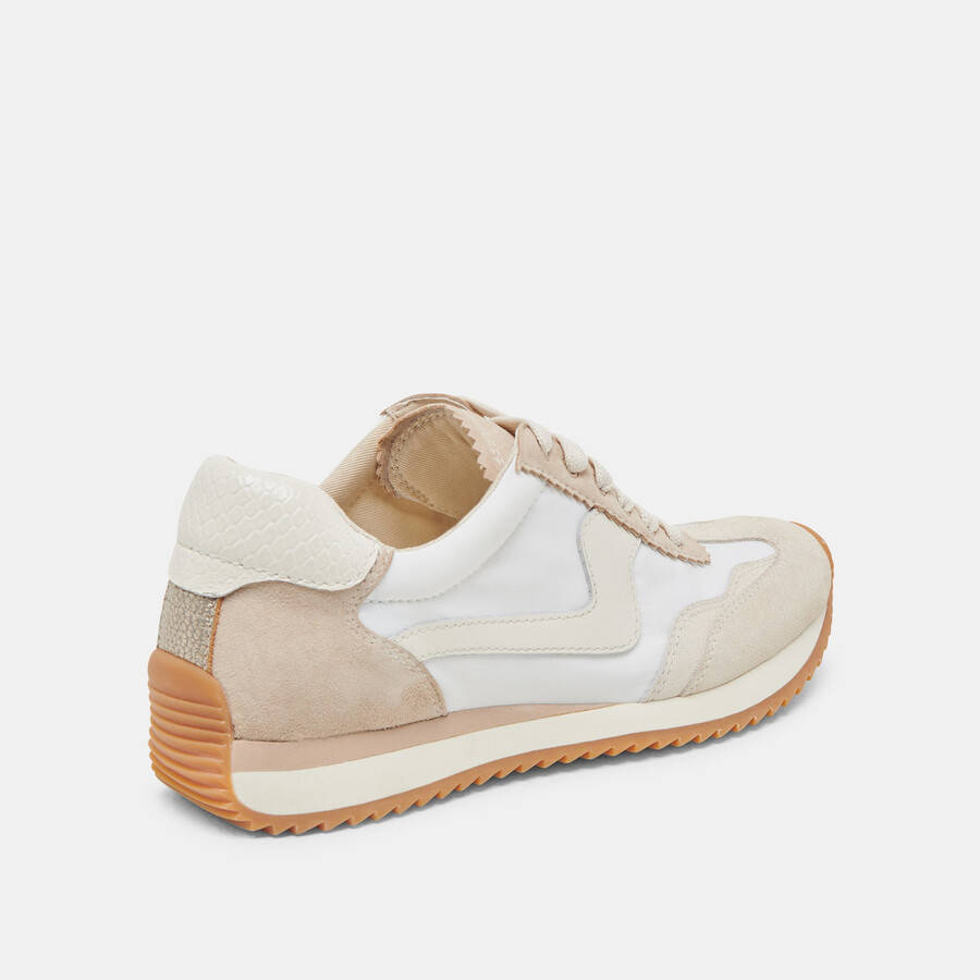b.ntcd sneakers avorio multi nylon