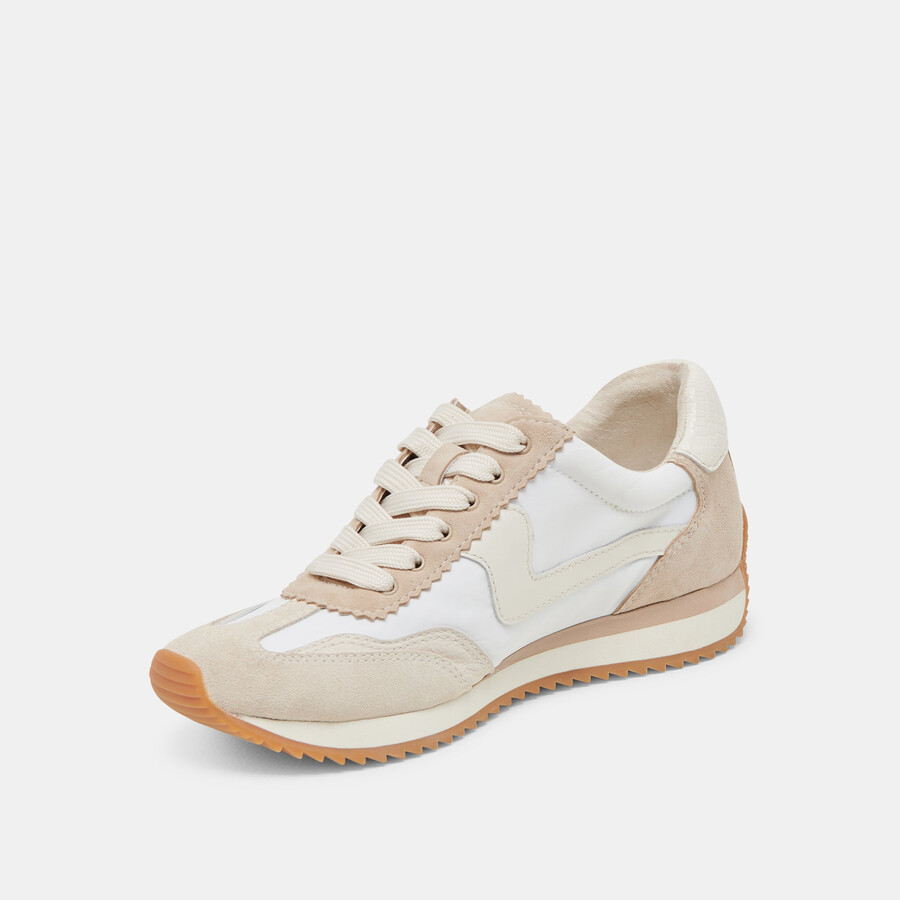 b.ntcd sneakers avorio multi nylon
