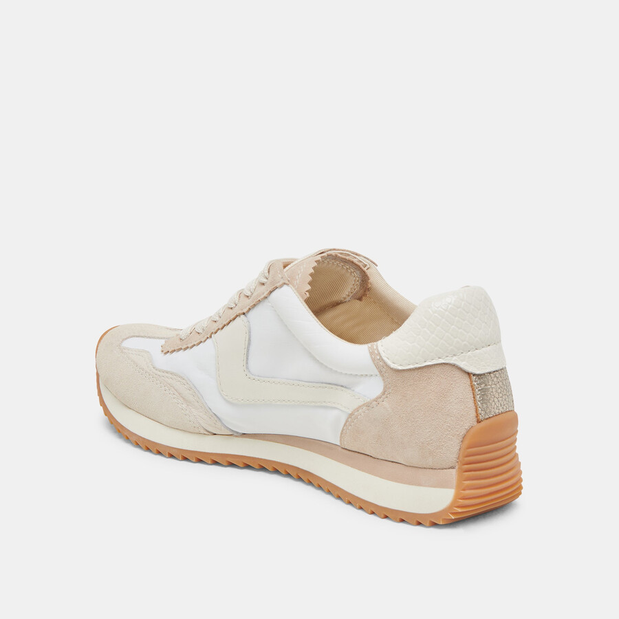 b.ntcd sneakers avorio multi nylon