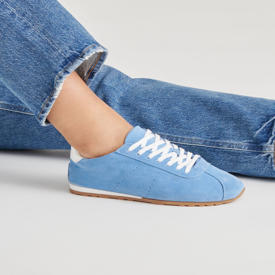 sneakers serina in pelle scamosciata blu