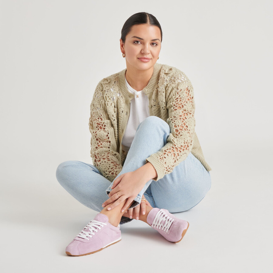 sneakers serina camoscio lavanda