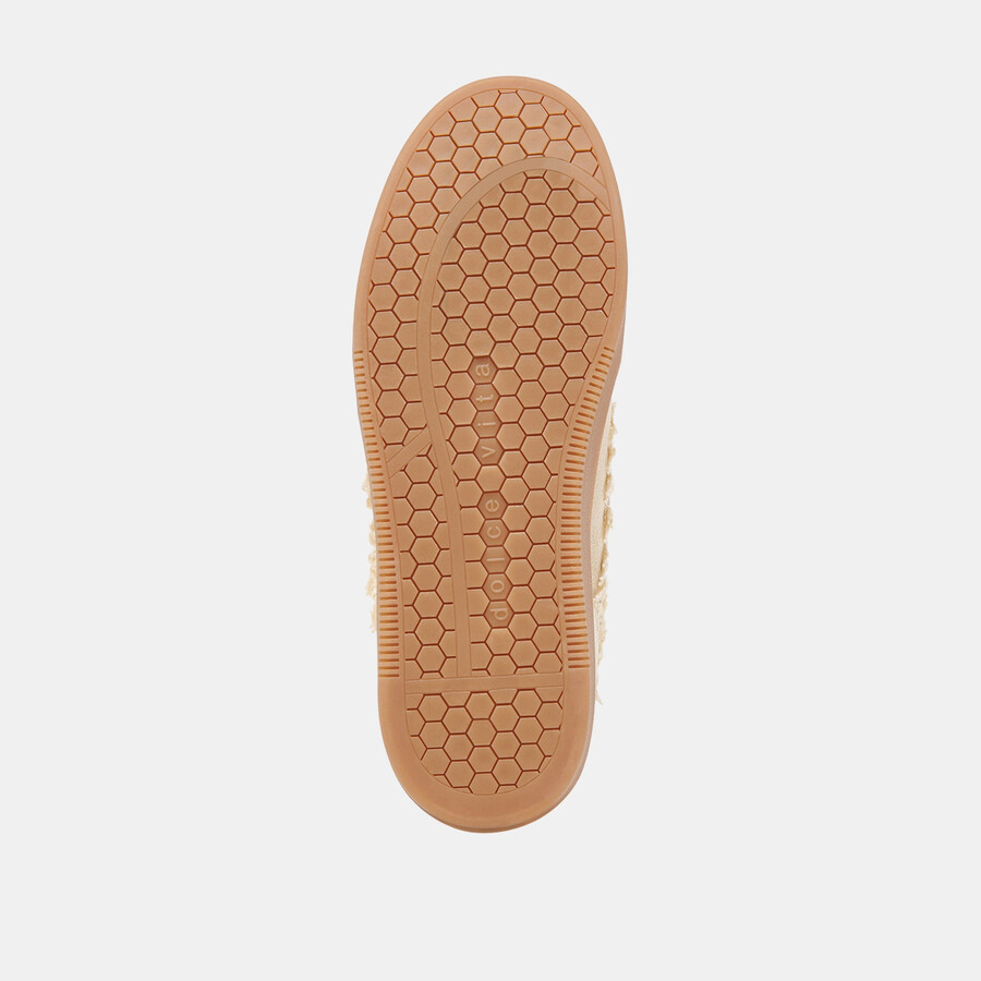 avviso sneakers in pizzo scamosciato avorio