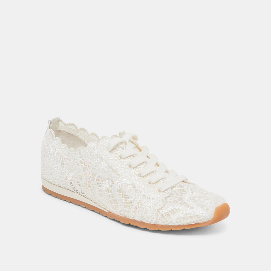 sneakers dayana in pizzo bianco vero