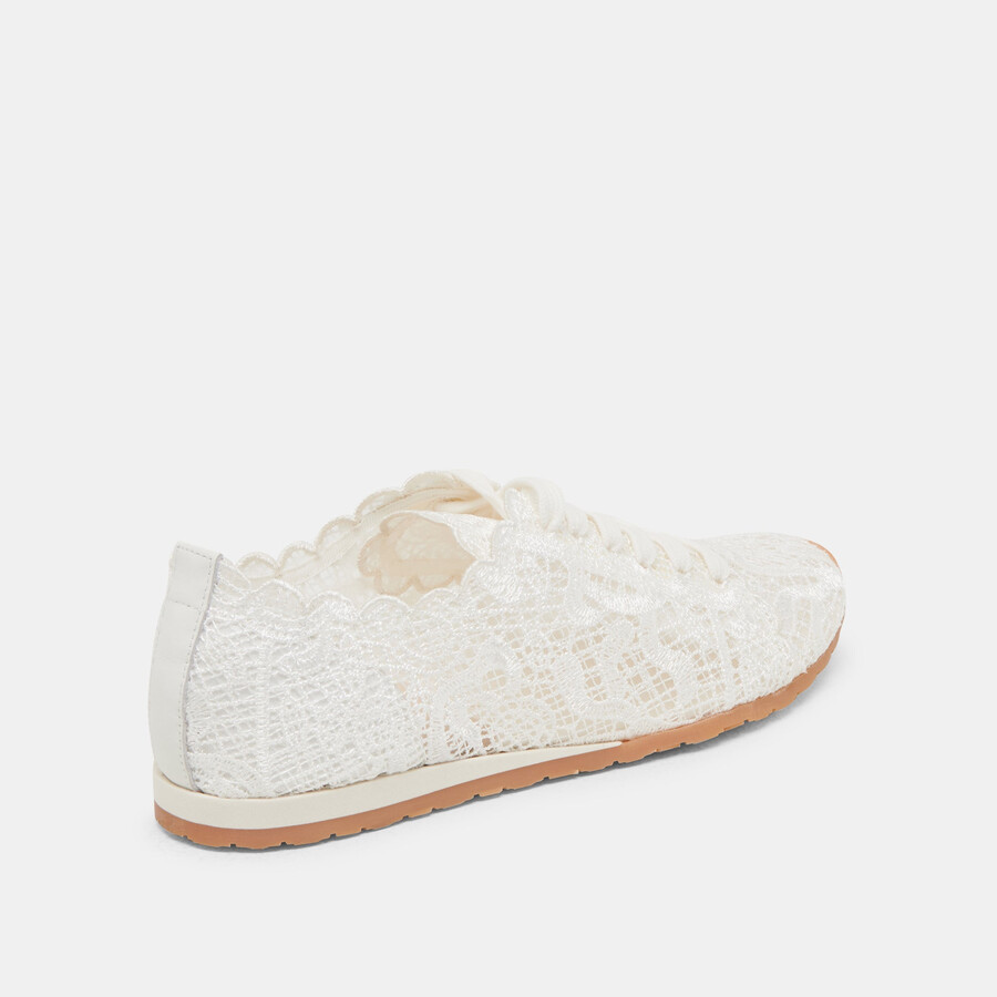 sneakers dayana in pizzo bianco vero