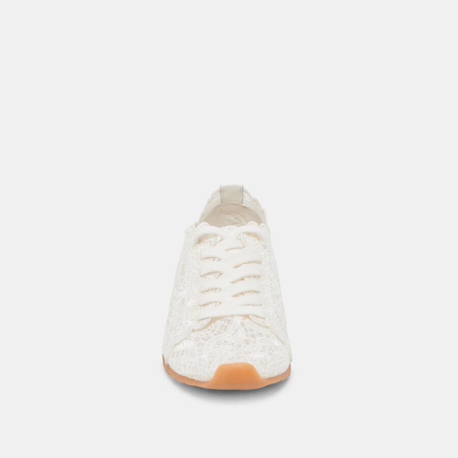 sneakers dayana in pizzo bianco vero