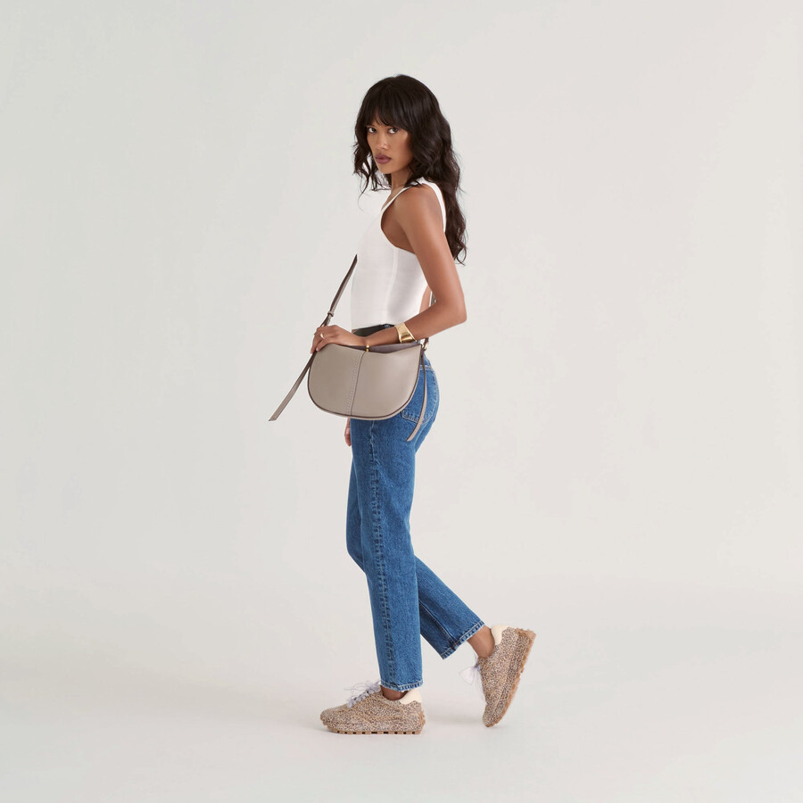 sneakers tricia in pelle scamosciata stampata leopardata marrone chiaro