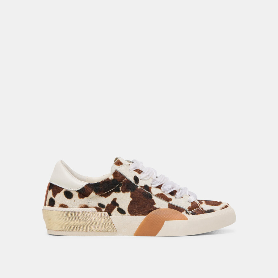 sneakers zina cacao taurus calf hair