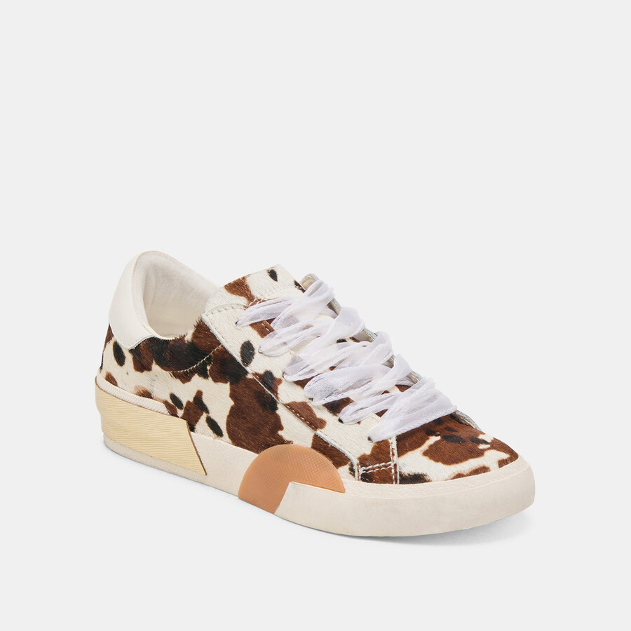 sneakers zina cacao taurus calf hair