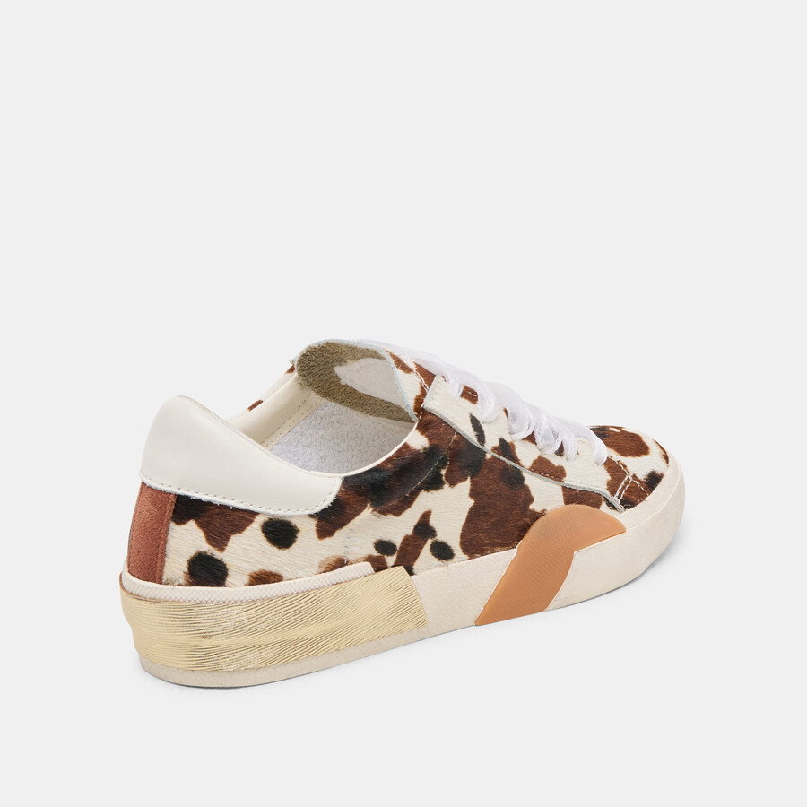 sneakers zina cacao taurus calf hair