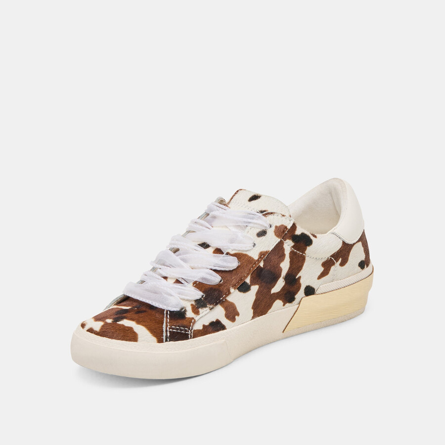 sneakers zina cacao taurus calf hair