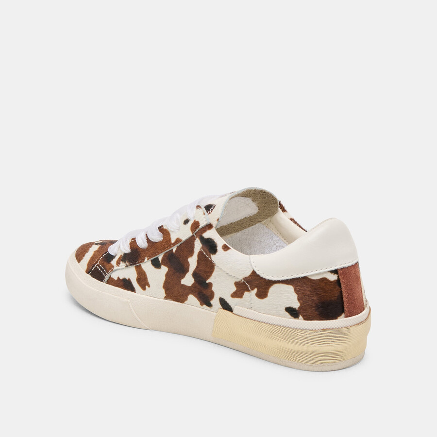 sneakers zina cacao taurus calf hair