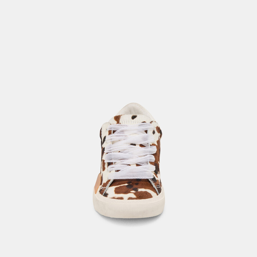 sneakers zina cacao taurus calf hair