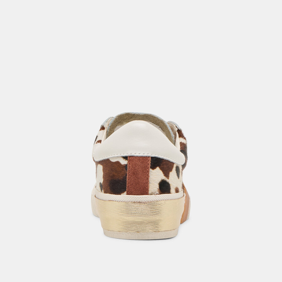 sneakers zina cacao taurus calf hair