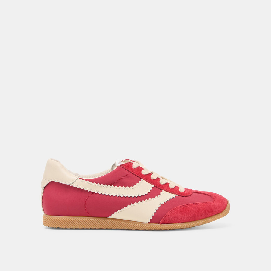 limit sneakers crimson nylon