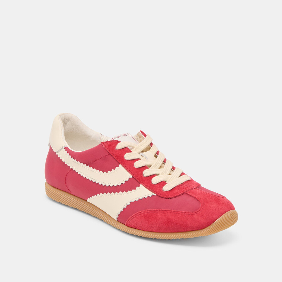 limit sneakers crimson nylon