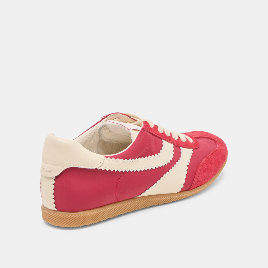 limit sneakers crimson nylon