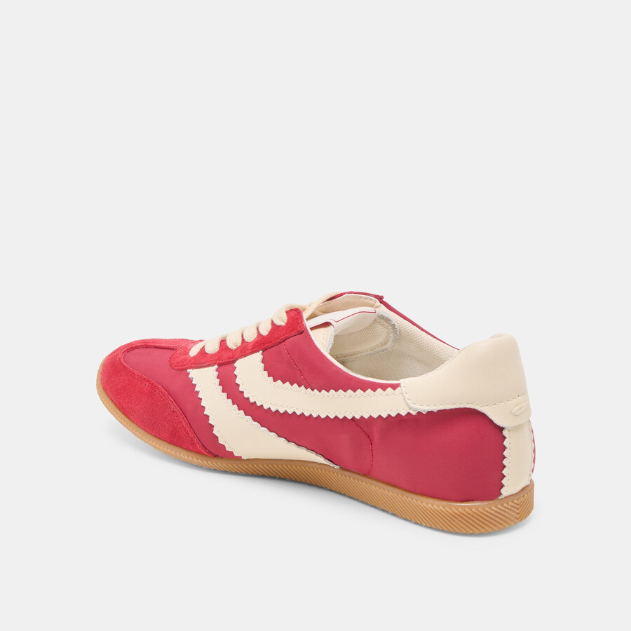 limit sneakers crimson nylon