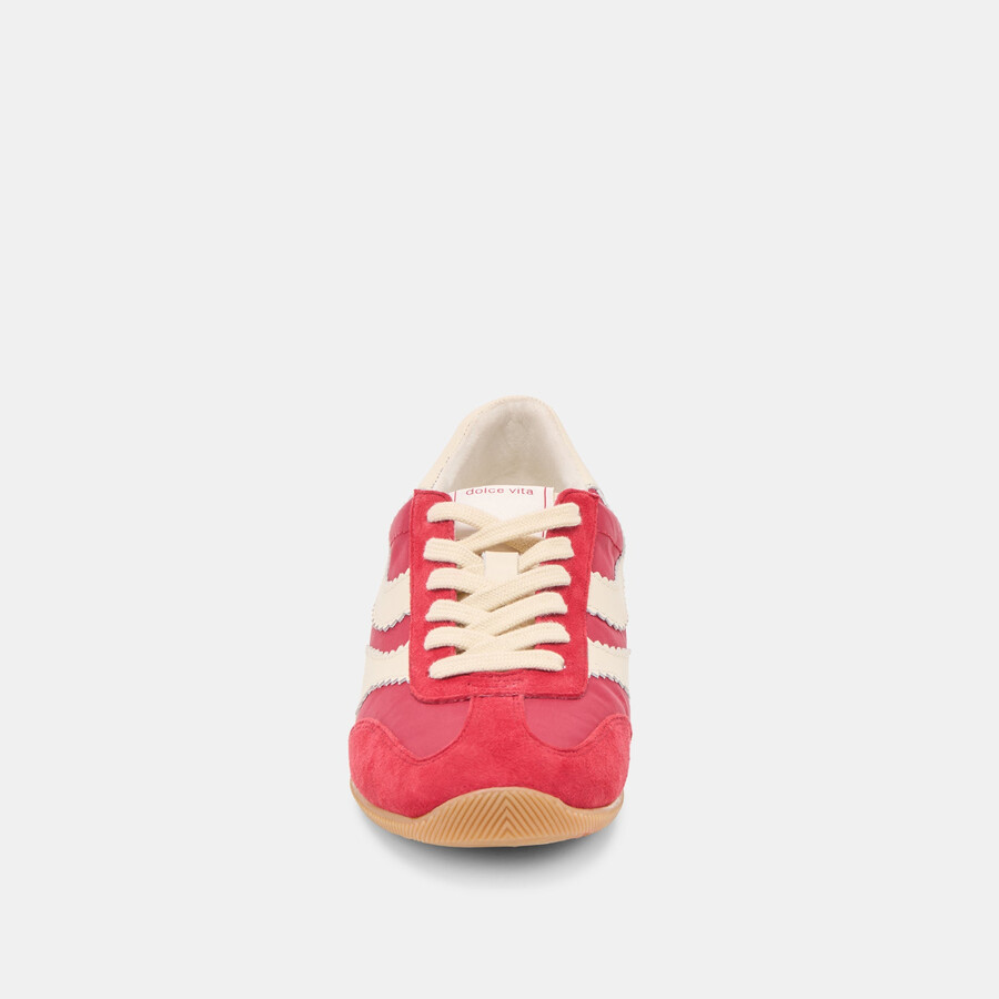 limit sneakers crimson nylon