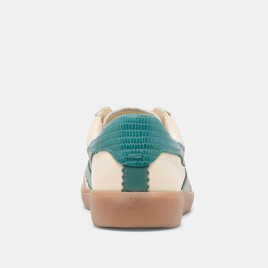 merit sneakers bianco verde pelle