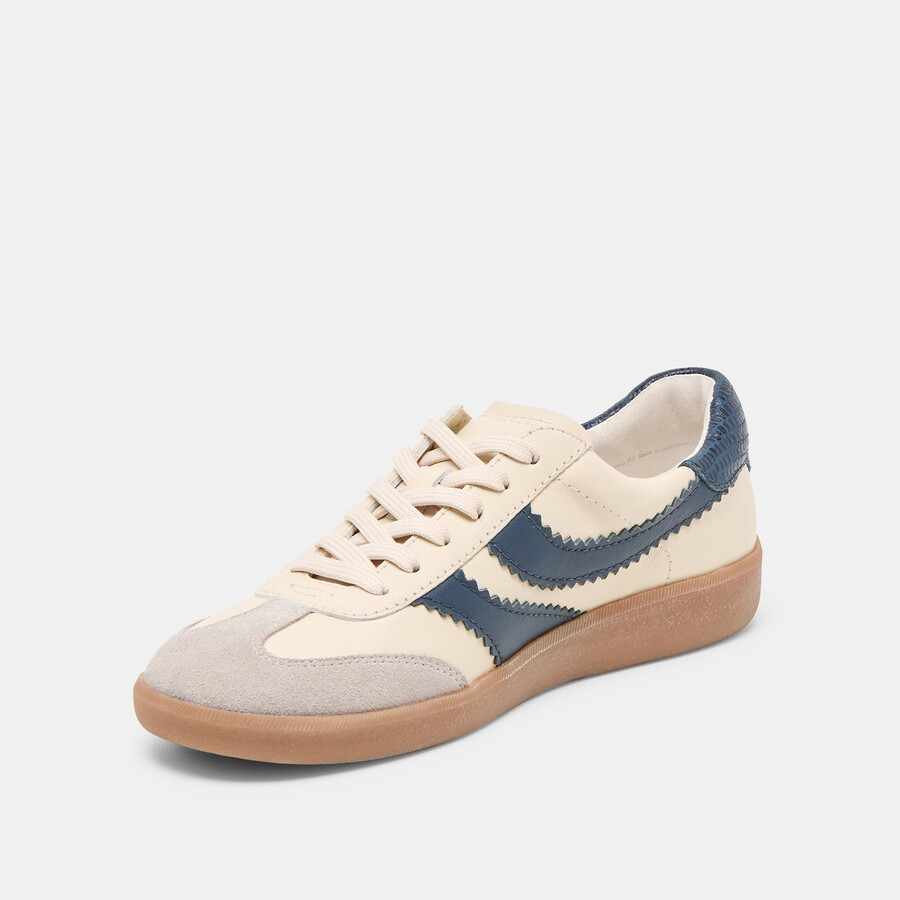 merit sneakers bianco blu pelle
