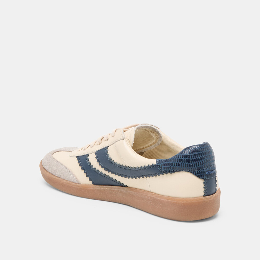 merit sneakers bianco blu pelle