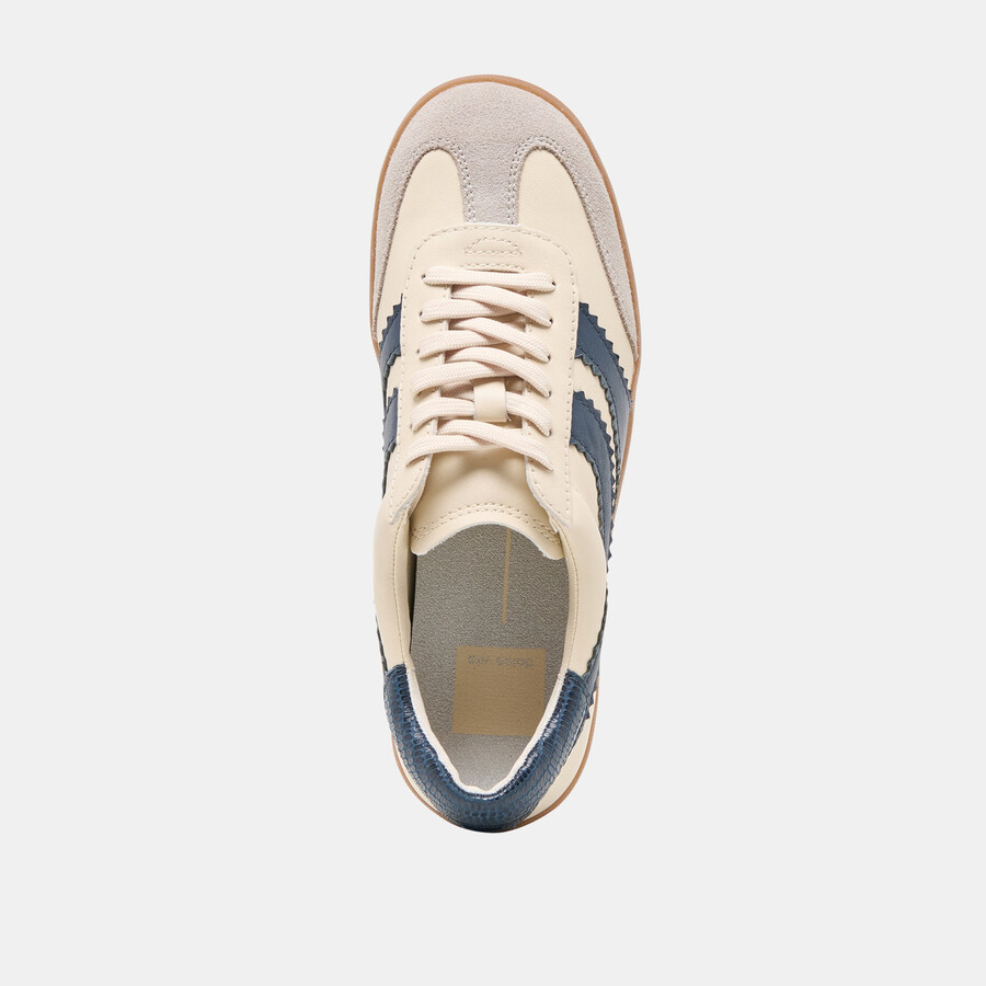 merit sneakers bianco blu pelle