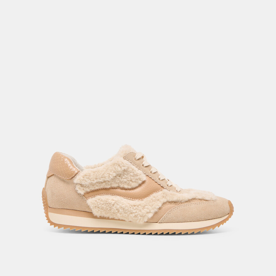 b.ntcd sneakers in peluche peluche naturale