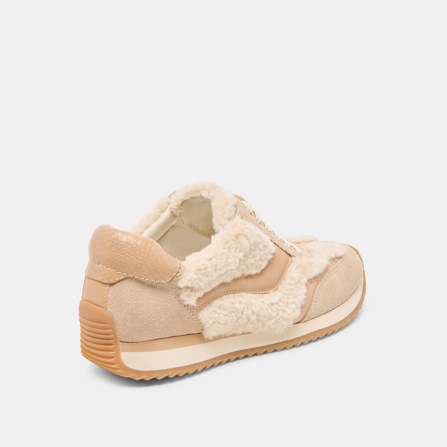 b.ntcd sneakers in peluche peluche naturale