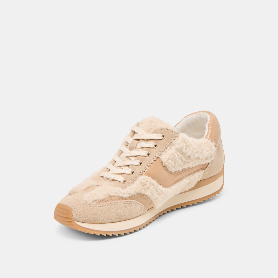 b.ntcd sneakers in peluche peluche naturale