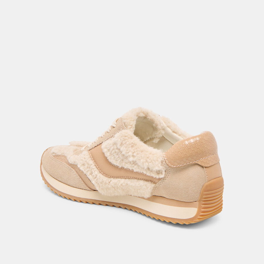 b.ntcd sneakers in peluche peluche naturale