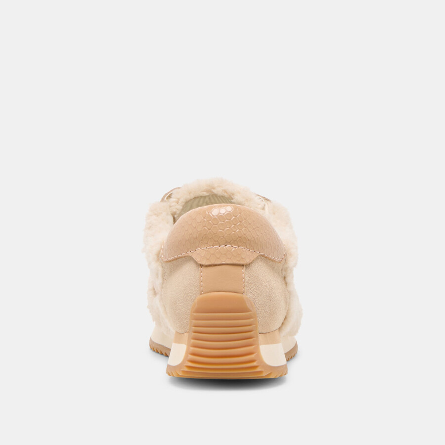 b.ntcd sneakers in peluche peluche naturale