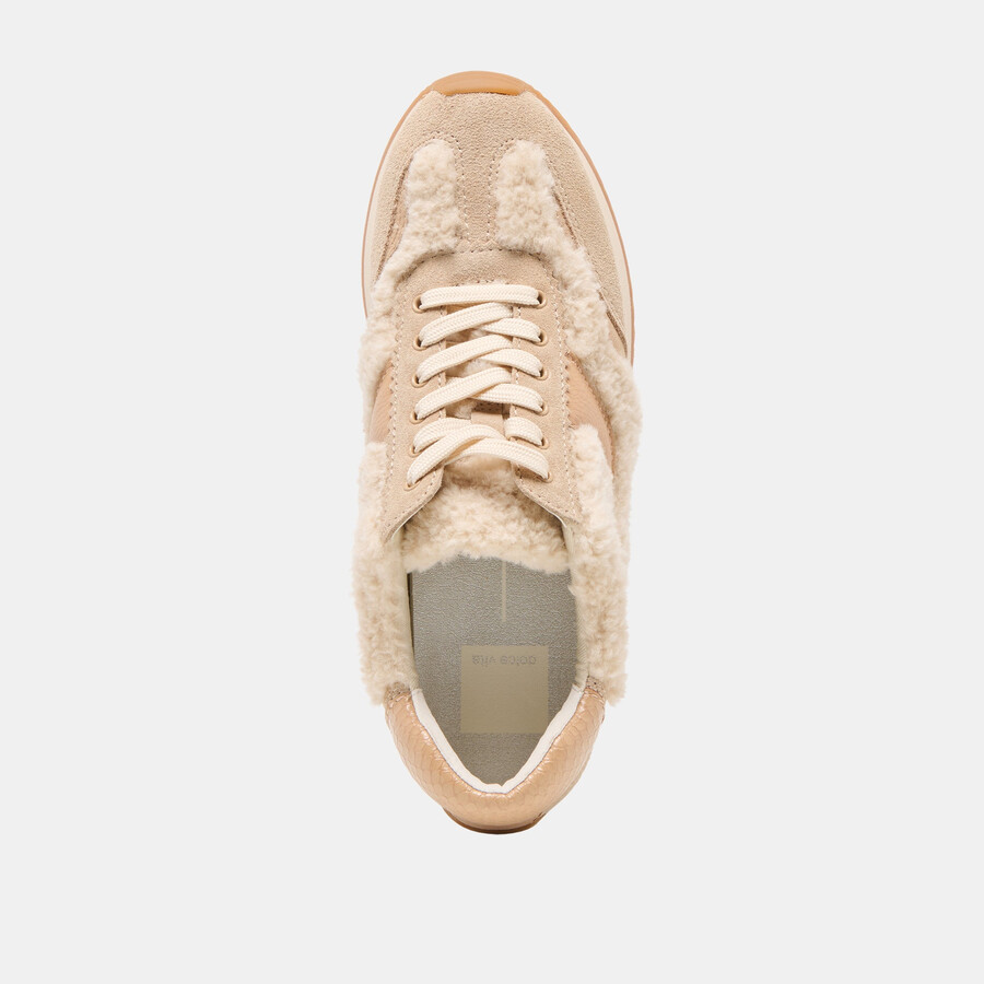 b.ntcd sneakers in peluche peluche naturale