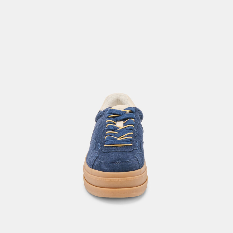 sneakers naomy h2o in pelle scamosciata blu navy