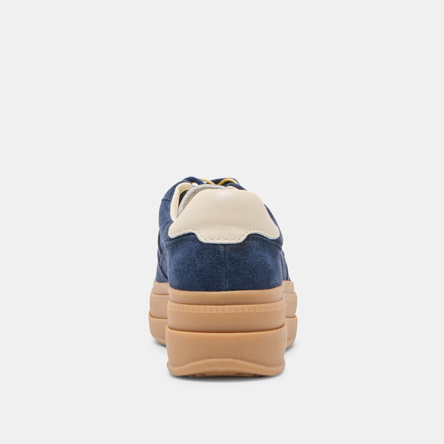sneakers naomy h2o in pelle scamosciata blu navy