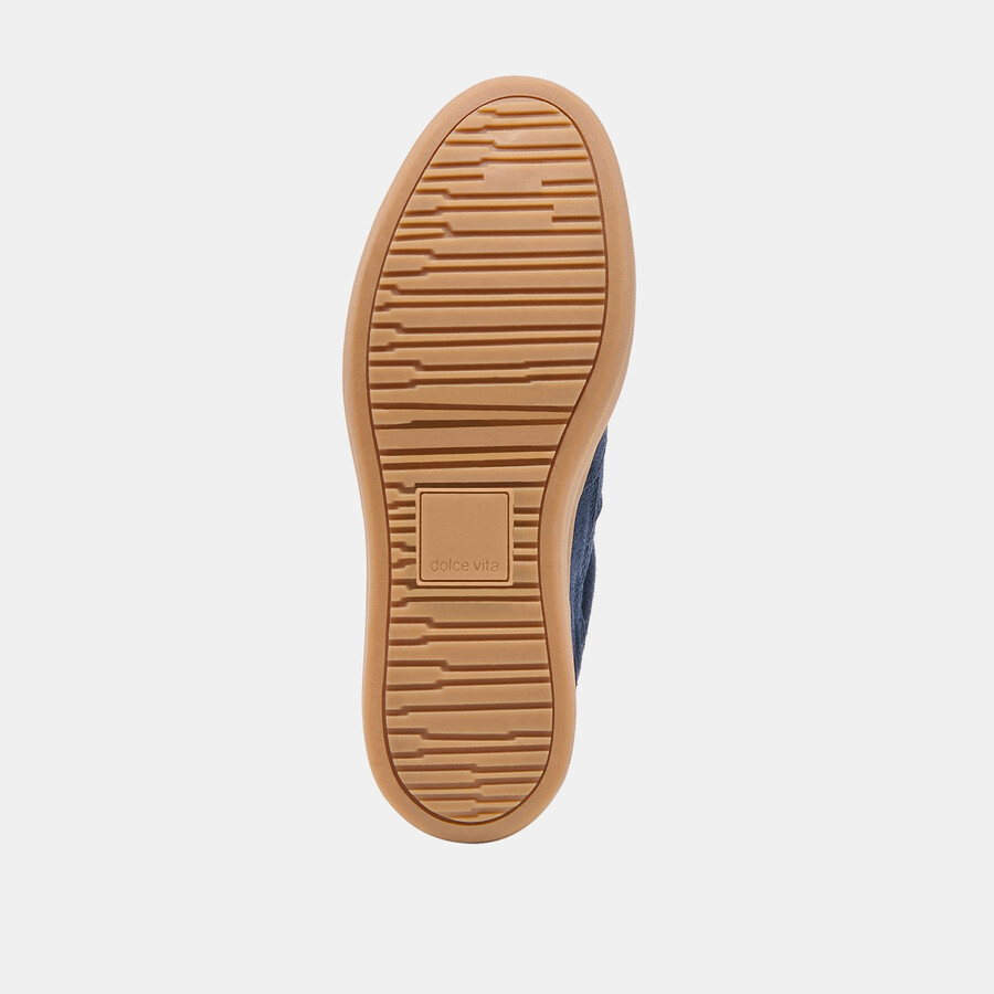 sneakers naomy h2o in pelle scamosciata blu navy