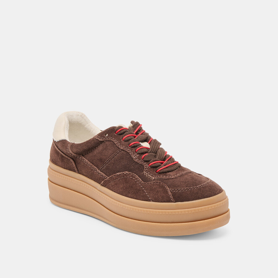 scarpe da ginnastica naomy h2o dk in pelle scamosciata marrone