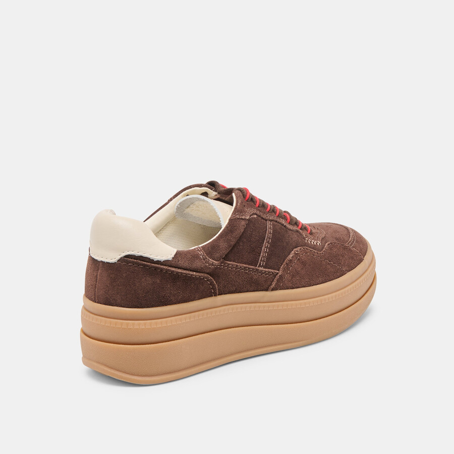 scarpe da ginnastica naomy h2o dk in pelle scamosciata marrone