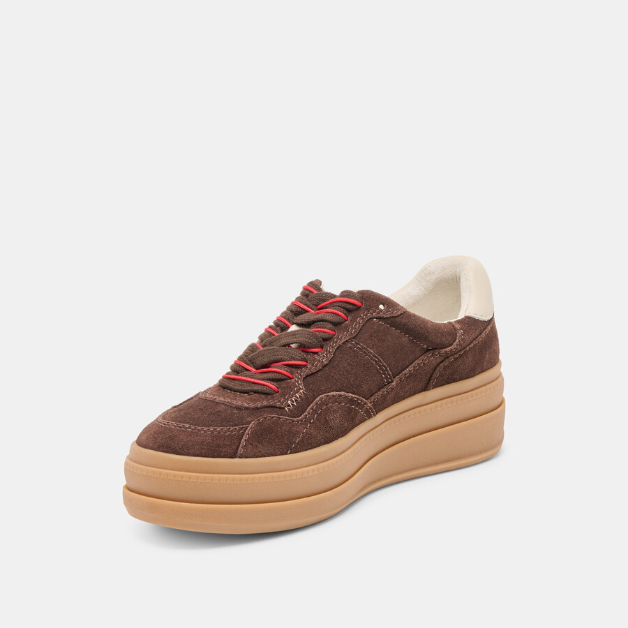 scarpe da ginnastica naomy h2o dk in pelle scamosciata marrone