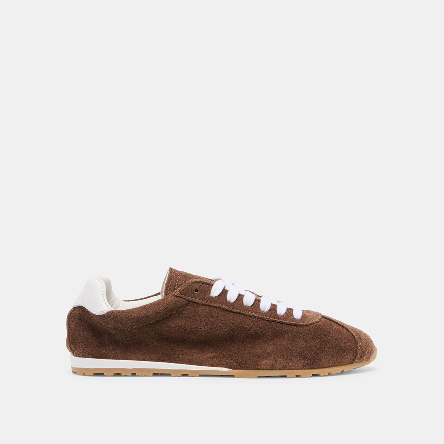 scarpe da ginnastica serina dk in pelle scamosciata marrone