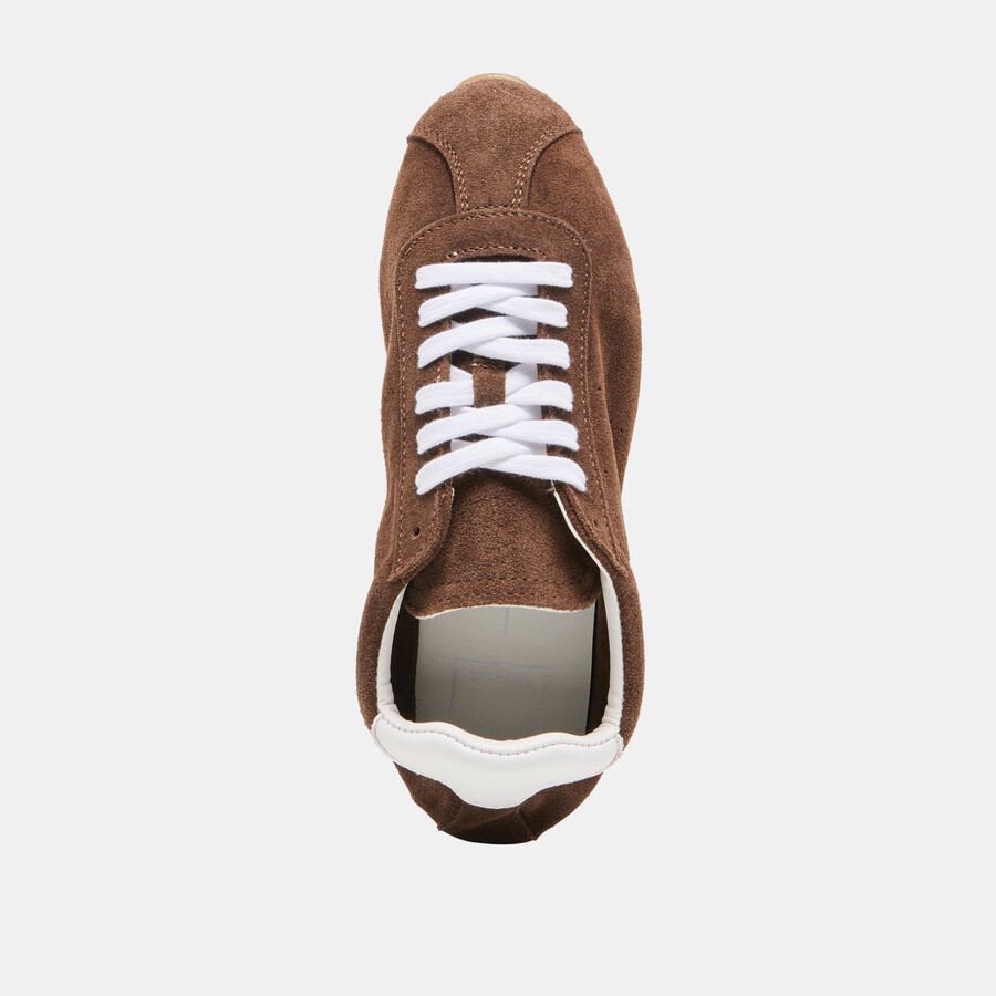 scarpe da ginnastica serina dk in pelle scamosciata marrone