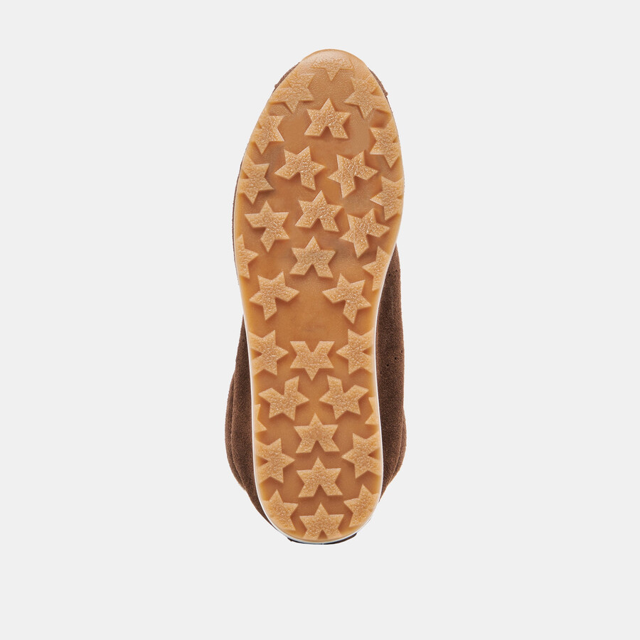 scarpe da ginnastica serina dk in pelle scamosciata marrone
