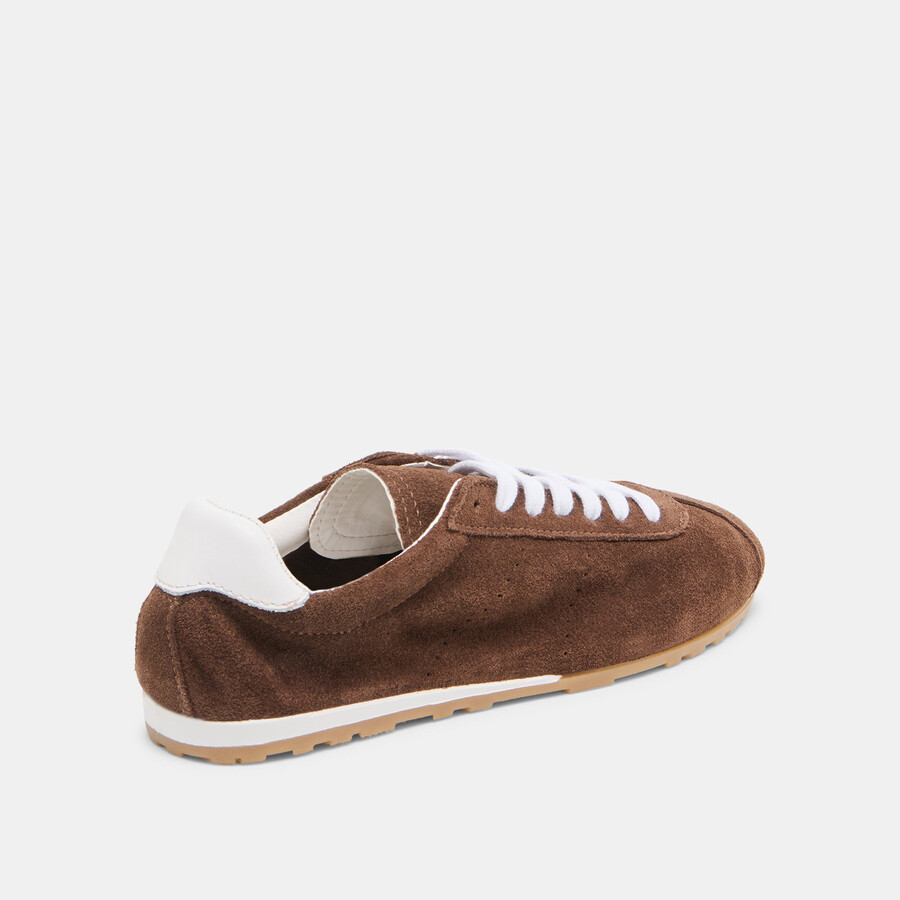 scarpe da ginnastica serina dk in pelle scamosciata marrone
