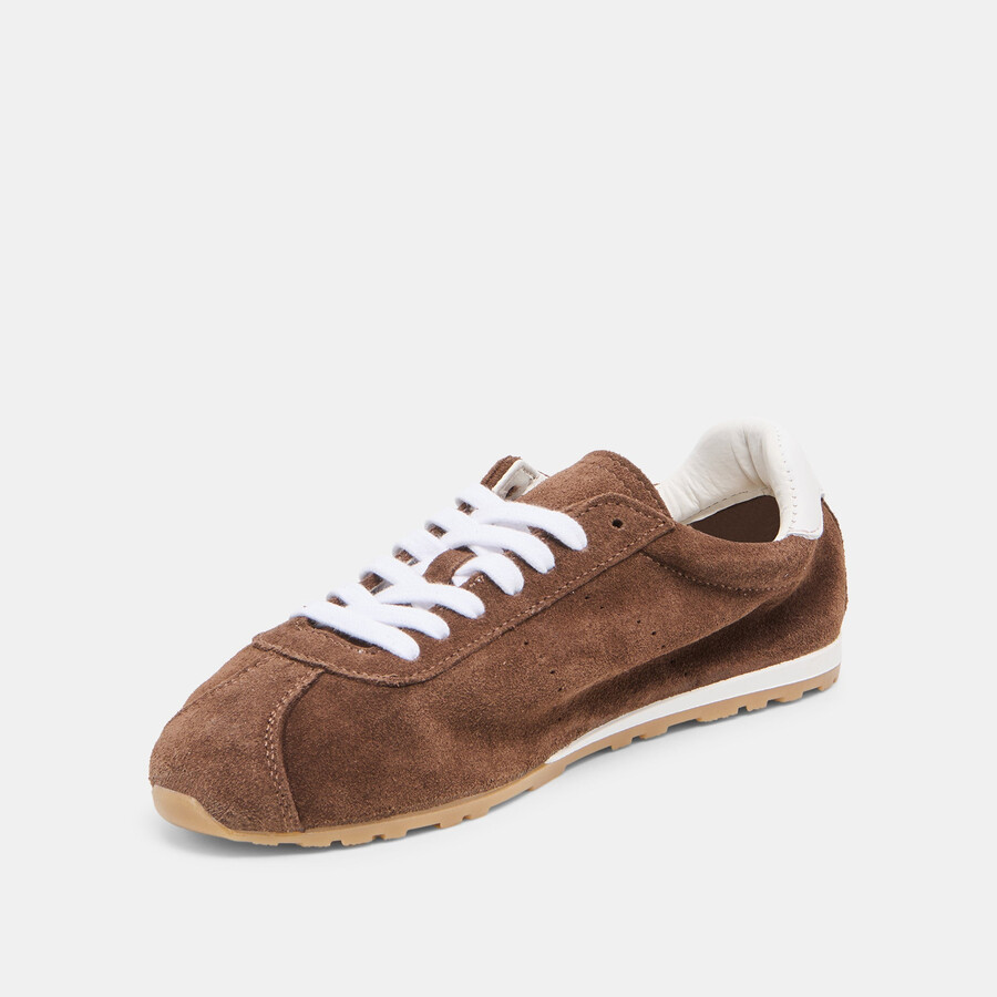 scarpe da ginnastica serina dk in pelle scamosciata marrone