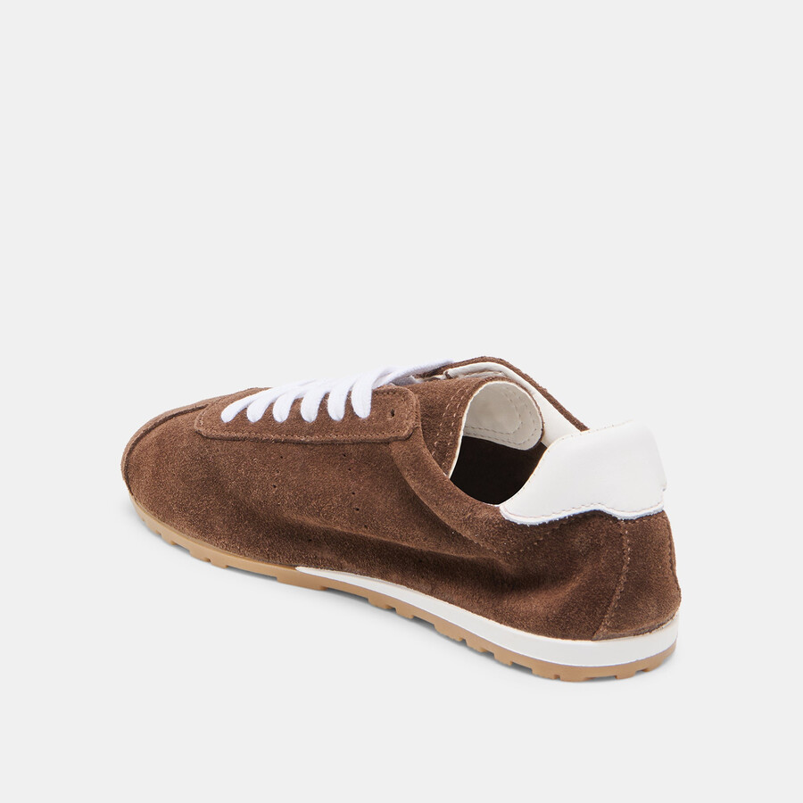 scarpe da ginnastica serina dk in pelle scamosciata marrone