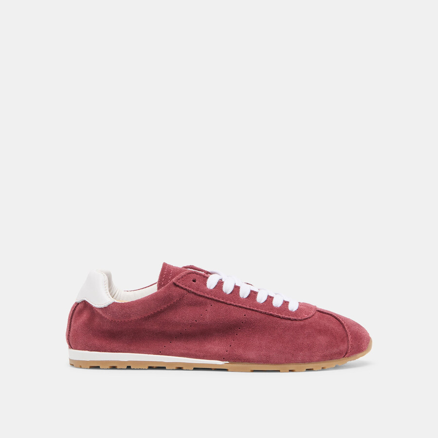 sneakers serina in camoscio bordeaux