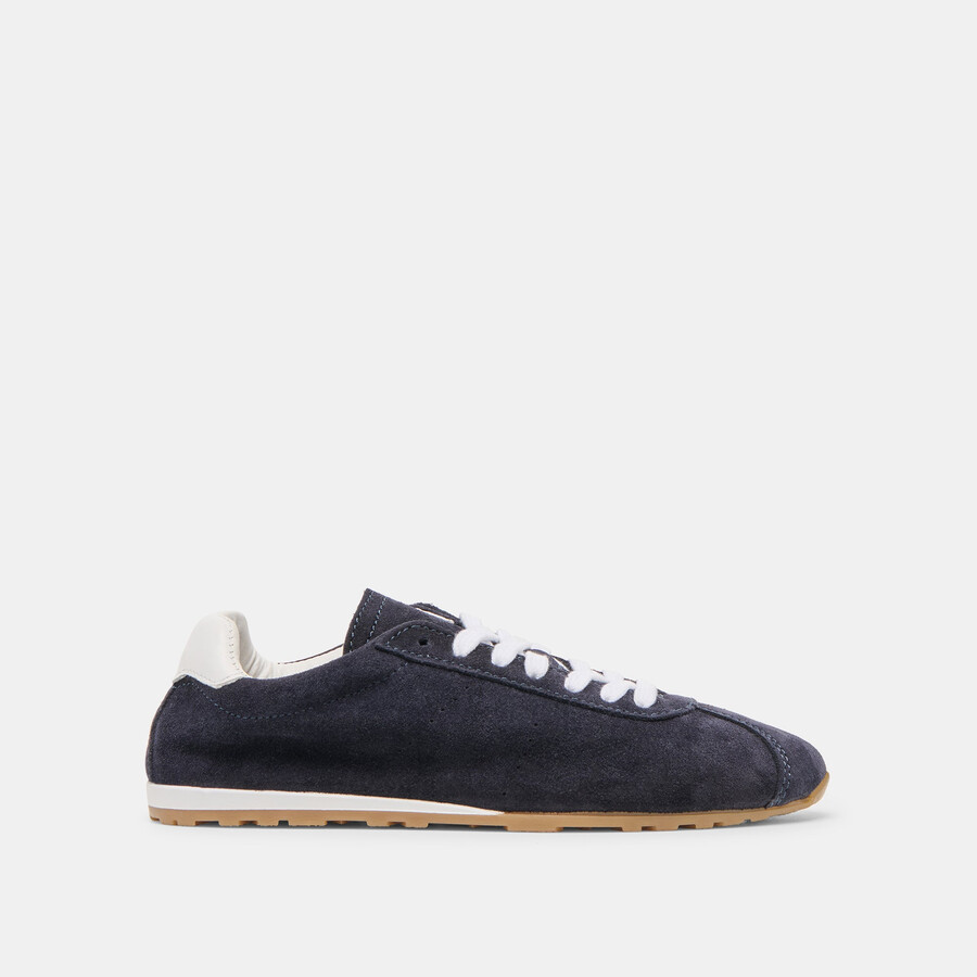 sneakers serina in pelle scamosciata blu navy