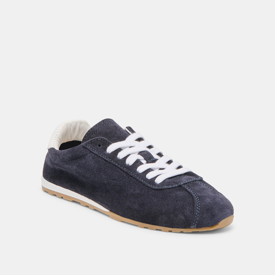 sneakers serina in pelle scamosciata blu navy