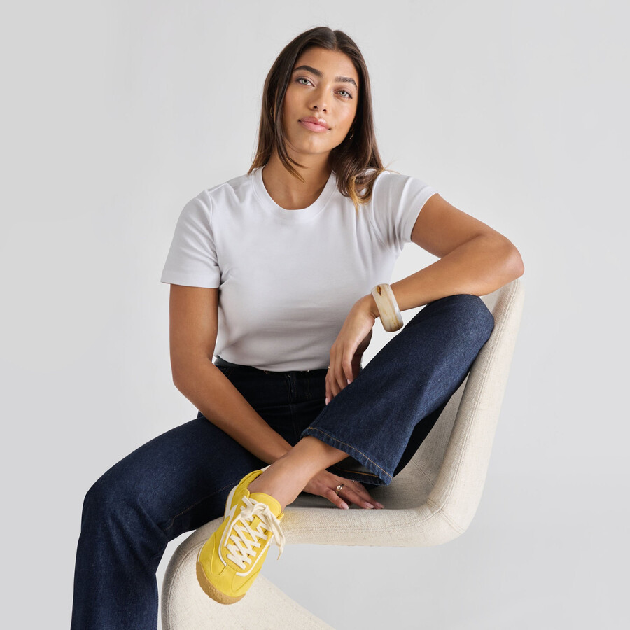 sneakers sariya in nylon giallo