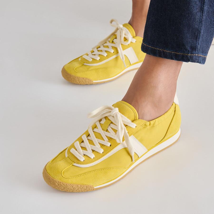 sneakers sariya in nylon giallo